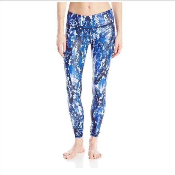 𝅺euc Alo Yoga airbrush python print leggings sz xs - Picture 1 of 7
